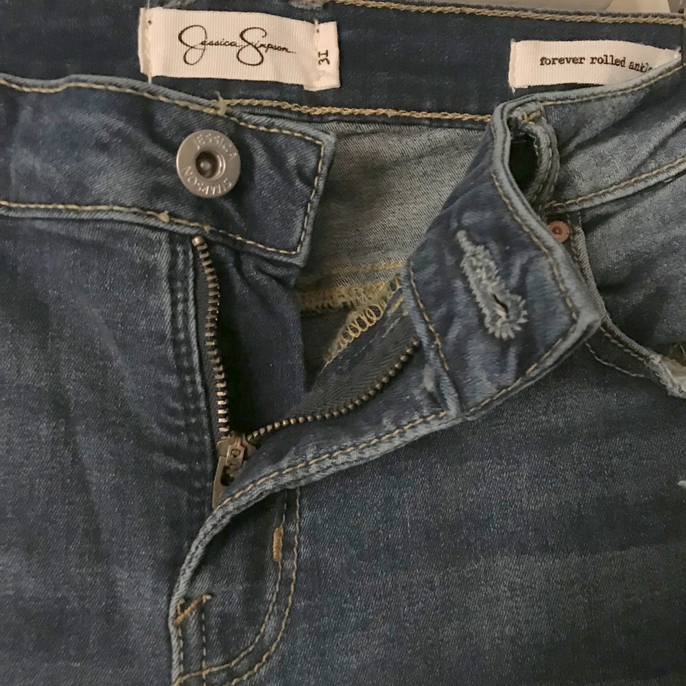 Jessica Simpson Forever Rolled Ankle Skinny Jeans - Picture 5 of 8
